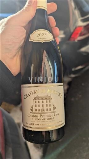 Burgundsko Chablis Premier Cru Château Maligny L'Homme Mort 2023