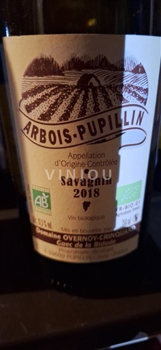Jura Arbois-Pupillin Domaine Overnoy-Crinquand Savagnin 2018
