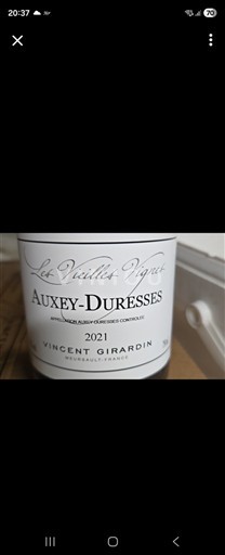 Burgundsko Auxey-Duresses Vincent Girardin Les Vieilles Vignes 2021