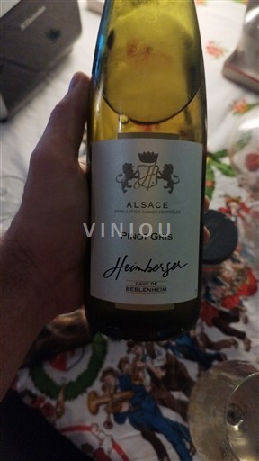 Alsace Pinot Grigio Heimburger Cave de Beblenheim 2023