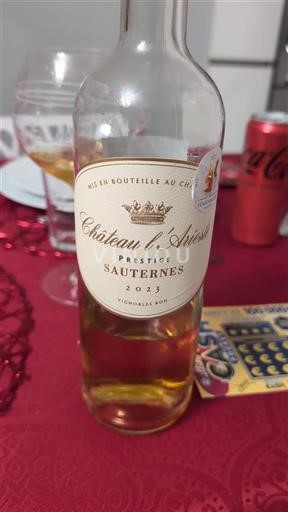 Bordeaux Sauternes Château L'Arche Prestige 2023