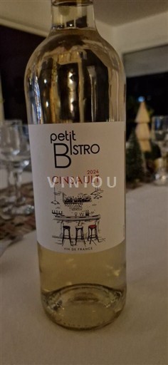 Viner Blanc sec Cinsault Petit Bistro 2024 Frankrike Languedoc Ospecificerad AOC