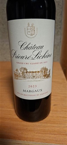 Bordeaux Margaux Grand Cru Château Prieuré-Lichine 2023