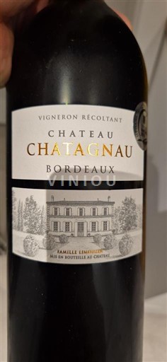 Burdeos Bordeaux Château Chatagnau 2018