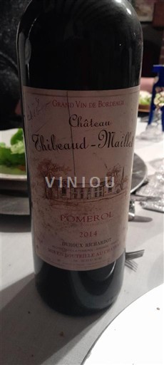 Bordéus Pomerol Château Thileau-Maillet 2014