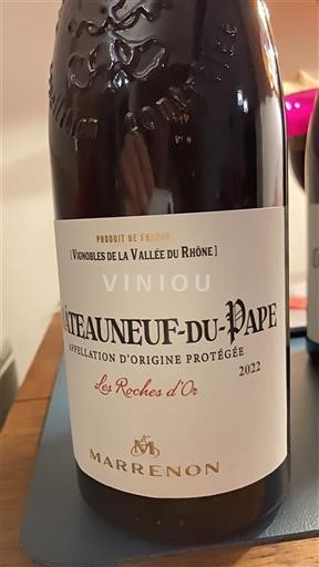 Rhônevallei Châteauneuf-du-Pape Marrenon Les Roches d'Or 2022