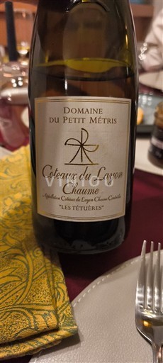 Loire-dalen Ikke specificeret Domaine Petit Métris Les Tétuères 2001