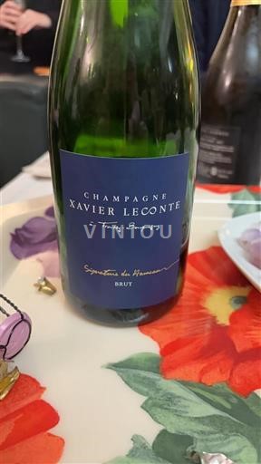 Champaña Champán Xavier Leconte Signature de Houssane Sin añada