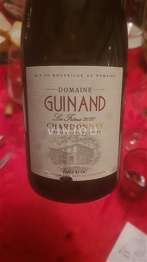 Linguadoca e Rossiglione Paese d'Oc Domaine Guinand Les Fûts 2020