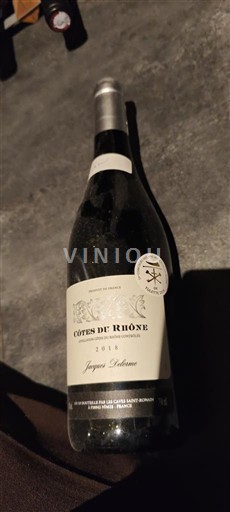 Valle del Rodano Côtes-du-Rhône Jacques Delorme 2018