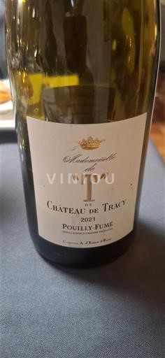 Údolí Loiry Pouilly-fumé Château Tracy Mademoiselle T 2021