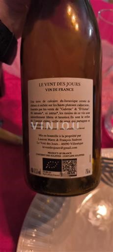 Loire-dalen Le Vent des Jours Ikke årgangsbestemt