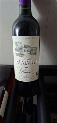 Bordeaux Lussac-Saint-Émilion Château Malvat 2018