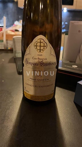 Wines Blanc sec Hospices de Strasbourg 2013 France Alsace Unspecified AOC Grand Cru