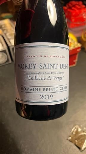 Burgundsko Morey-saint-denis Domaine Bruno Clair En la rue de Vergy 2019