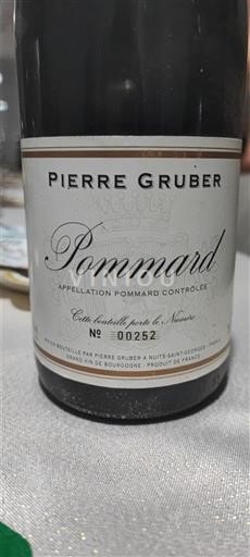 Borgogna Pommard Pierre Gruber 2002