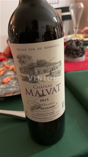Bordeaux Fronsac Château Malvat 2015