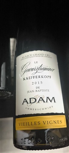 Alsazia Non specificato Grand Cru Jean-Baptiste Adam Vieilles Vignes 2015