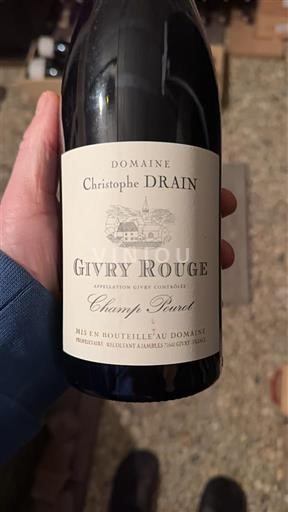 Borgoña Givry Domaine Christophe Drain Champ Pourrot 2021