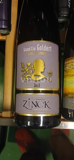 Alsazia Non specificato Grand Cru Domaine Zinck Grand Cru Goldert 2013