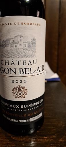 Bordeaux Bordeaux Supérieur Château Gondon Bel-Air 2023