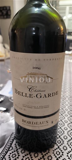 Bordeaux Château Belle-Garde 2006