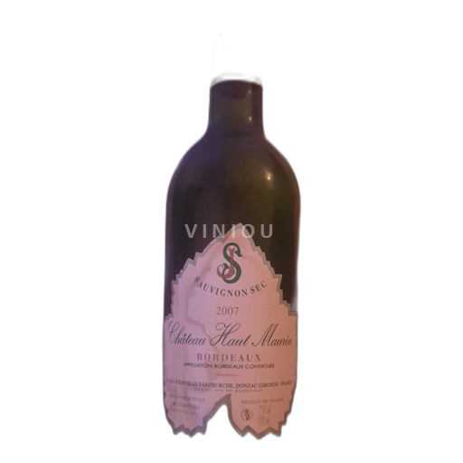 Bordeaux Château Haut Maurin Sauvignon Sec 2007
