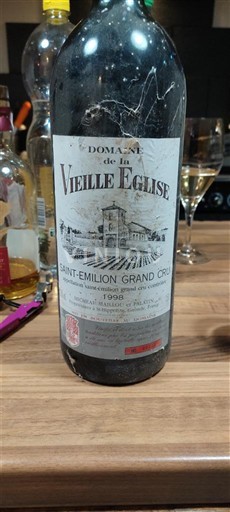 Vinhos Rouge sec Domaine La Vieille Eglise 1998 França Bordéus Saint-Émilion Grand Cru AOC