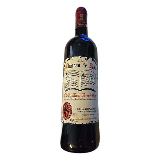 Burdeos Saint-Émilion Gran Cru Château de Rol 2022