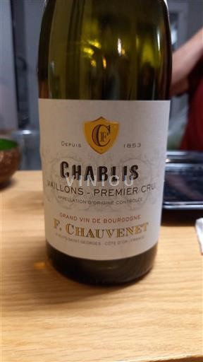 Burgundsko Chablis Premier Cru F. Chauvenet Vaillons - Premier Cru 2020