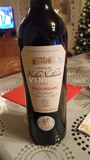 Bordéus Haut-Médoc Château Vallet Nouhant 2011
