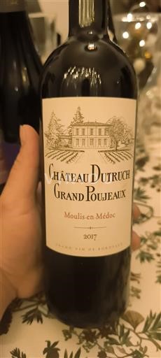 Bordeaux Moulis-en-Médoc Château Truch Grand Poujeaux 2017
