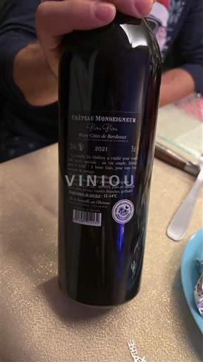 Bordeaux Côtes de Bordeaux Château Monseigneur Gran 2021