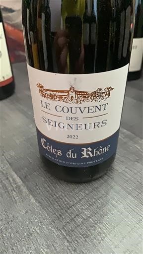 Rhône-dalen Côtes-du-Rhône Le Couvent des Seigneurs 2022