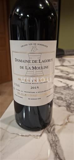 Bordeaux Moulis-en-Médoc Domaine Lagorce de La Mouline 2015