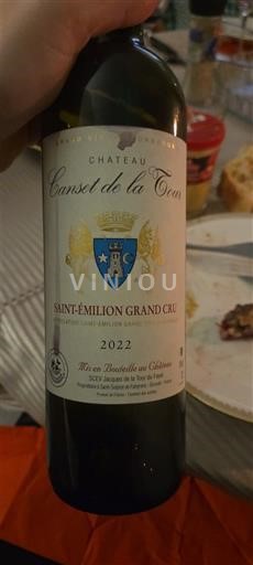 Bordeaux Saint-Émilion Grand Cru Grand Cru Château Canet de la Treille 2022