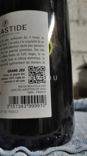 Lounais-Ranska Gaillac Cave de Labastide de Lévis Ei vuosikertaa