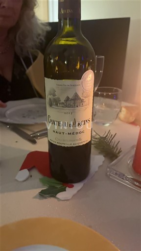 Bordeaux Haut-Médoc Château Arcins Cru bourgeois 2015