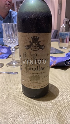 Bordeaux Pauillac La Rose Pauillac 1964