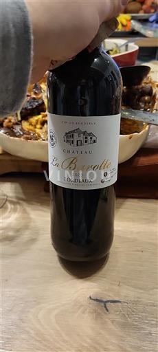 Vine Rouge sec Château La Barotte 2023 Frankrig Bordeaux AOC
