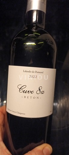 Bordéus Lalande-de-Pomerol Château Guitton Chaisereau Cuve 8a Béton 2022