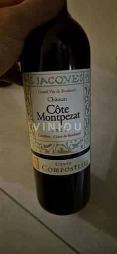 Bordeaux Castillon-côtes-de-bordeaux Château Côte Montpezat Compostelle 2022