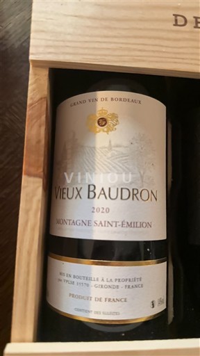 Bordeaux Montagne-saint-émilion Vieux Baudron 2020