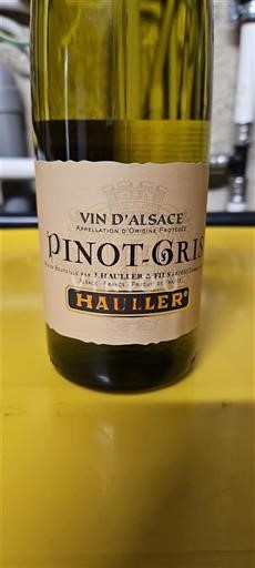Alsace Hauller Pinot Gris Non Millésimé