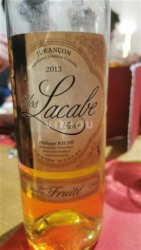 Southwest Jurançon Clos Lacabe Féhr 2013