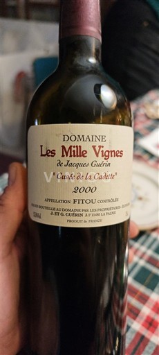 Langvedok Fitou Domaine Les Mille Vignes de la Cadette 2000