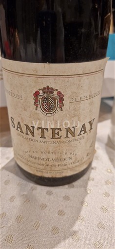 Burgundsko Santenay Domaine Marinot-Verdun Neročník