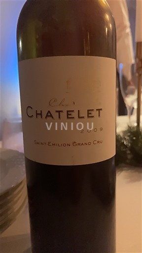 Burdeos Saint-Émilion Gran Cru Château Chatelet 2009
