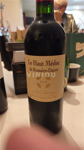 Bordeaux Haut-Médoc Branaire-Ducru Le Haut Médoc de Branaire-Ducru 2018
