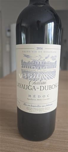 Burdeos Médoc Château Layauga Duboscq 2016